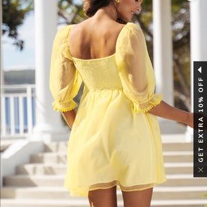 Leanna Square neck fitted dress